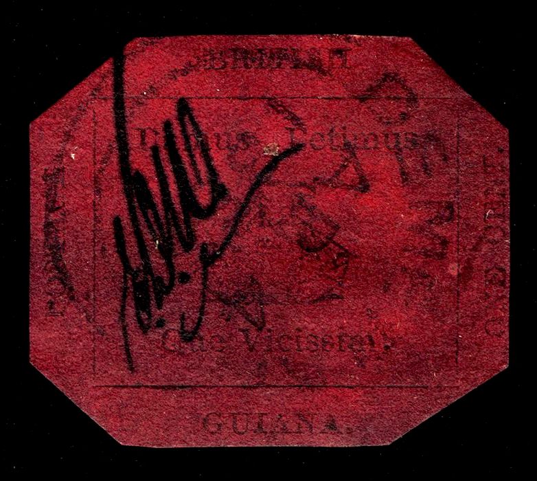 1856 British Guiana 1c Magenta