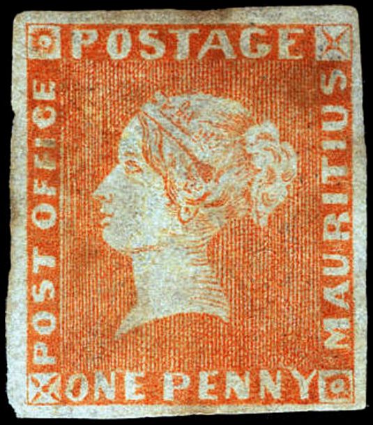 1847 Mauritius Post Office 1d (Red Mauritius)